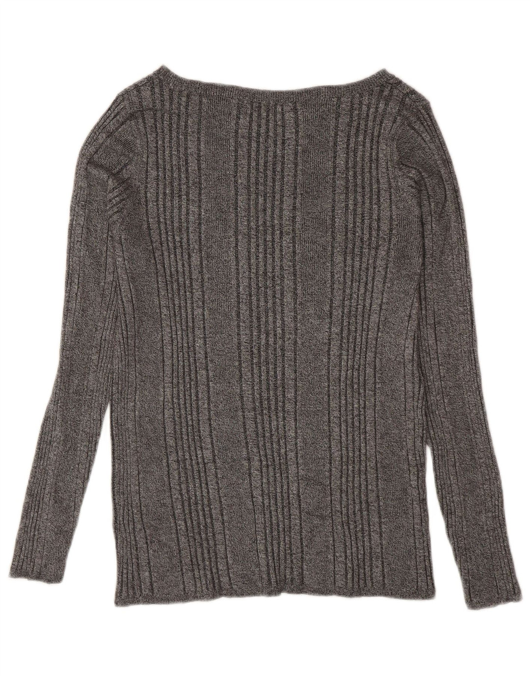 Marks & Spencer Damski top z długim rękawem, UK 18 XL, szara wiskoza