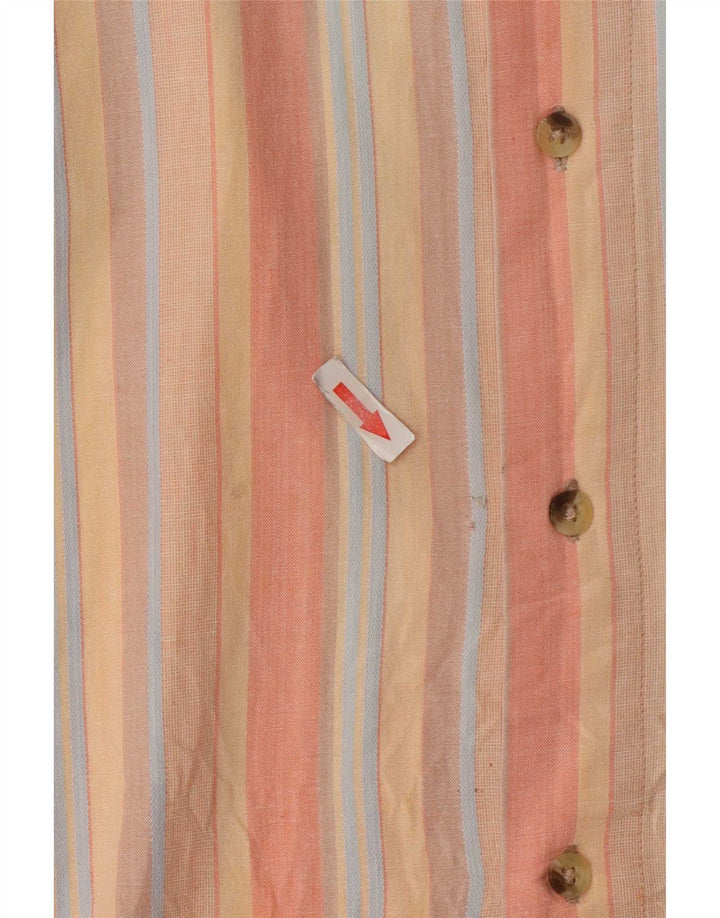 Koszula męska Marlboro Classics XL, bawełniana w pomarańczowe paski