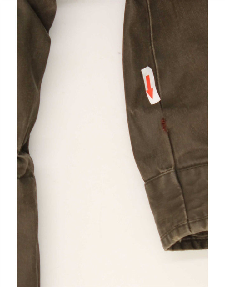 Męska kurtka parka z kapturem Superdry UK 40, duża, poliester khaki