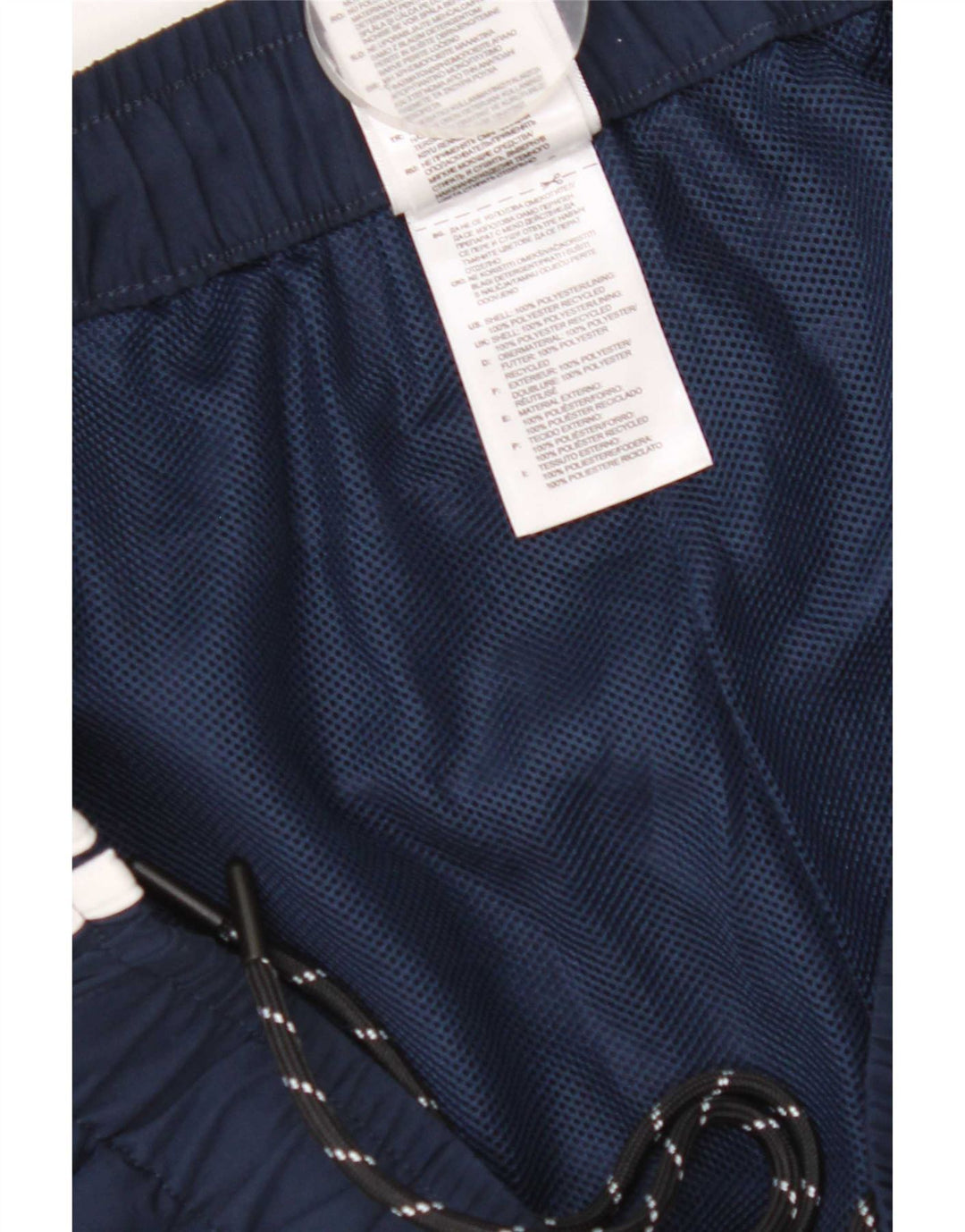 Męskie spodenki sportowe Adidas Climalite XL granatowe, poliestrowe