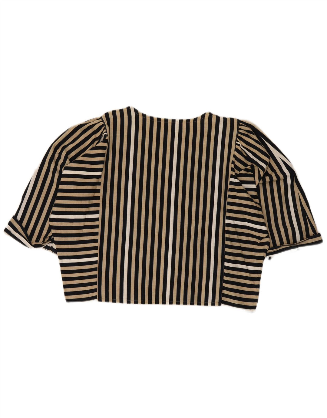 Damska bluzka C&A Crop Top EU 42, duża, bawełniana w czarne paski