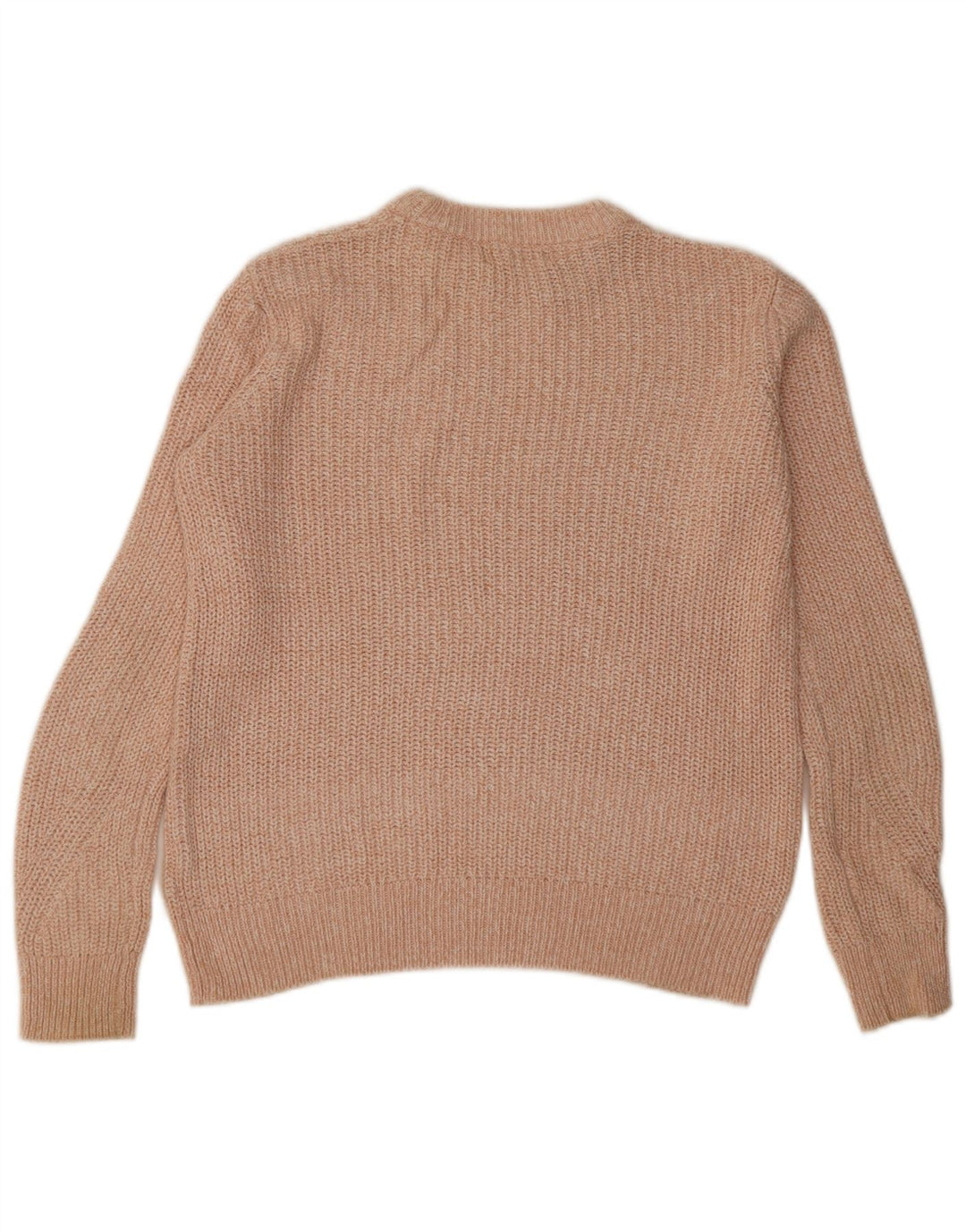 Marks & Spencer Damski sweter z okrągłym dekoltem, UK 10, mały, pomarańczowy, nakrapiany