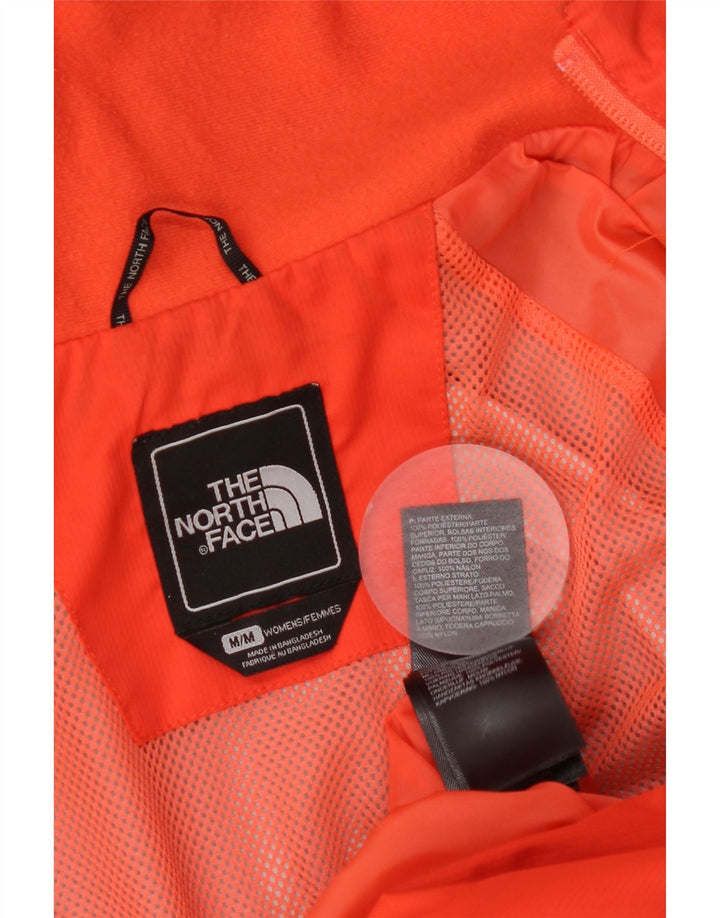 Damska kurtka przeciwdeszczowa z kapturem The North Face UK 14, średni pomarańczowy poliester
