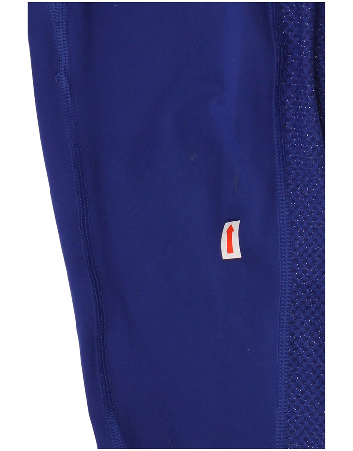 Damskie legginsy NIKE Graphic UK 12, średni niebieski, poliester