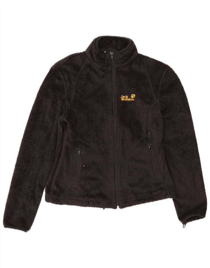 Damska kurtka polarowa Jack Wolfskin UK 10, mała, czarna, poliester