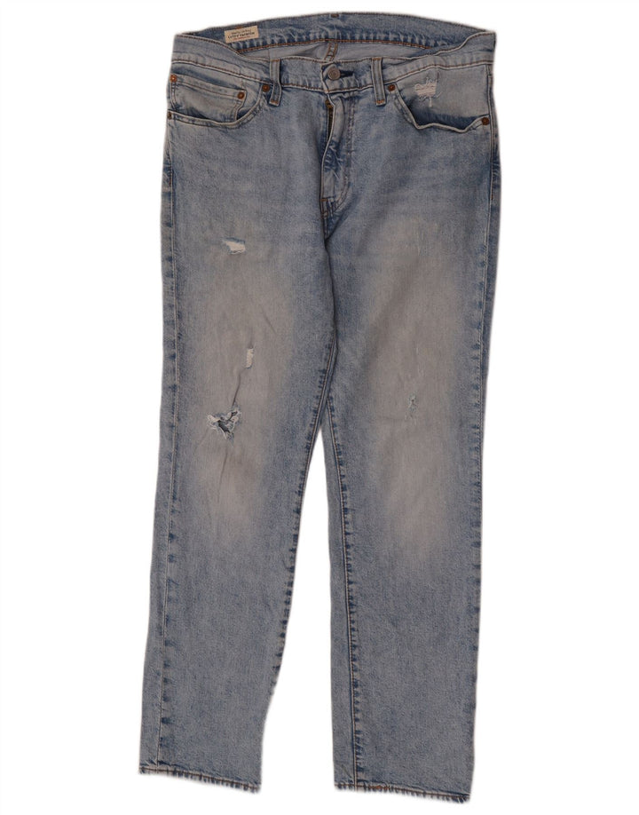 Męskie jeansy Levi's 511 Slim W34 L30 Niebieska bawełna