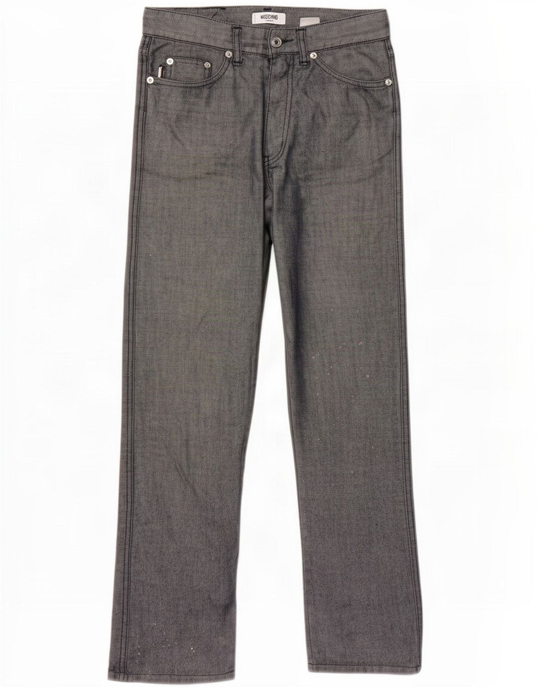 Damskie jeansy Moschino Straight W30 L30 Szare