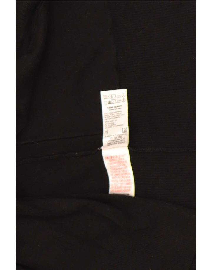 Marks & Spencer Damski sweter rozpinany o długim kroju, UK 14, średni czarny