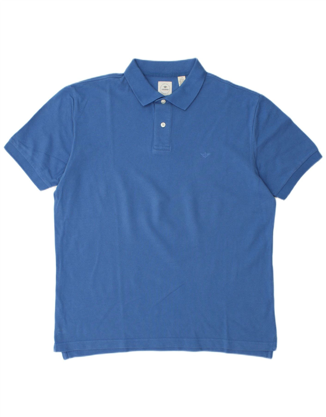 Męska koszulka polo DOCKERS, duża, niebieska, bawełniana