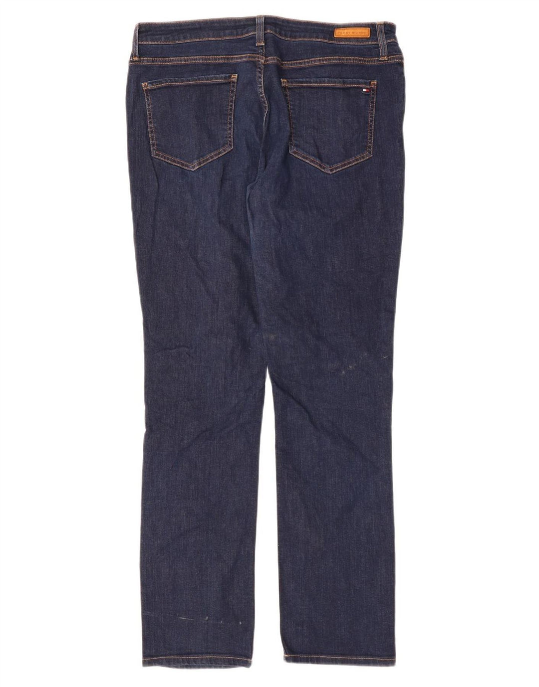 Damskie jeansy slim TOMMY HILFIGER W33 L31 granatowe
