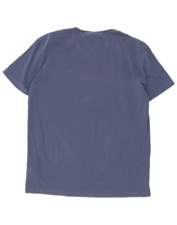 T-shirt męski slim fit Tommy Hilfiger Top 2XL granatowy, bawełniany