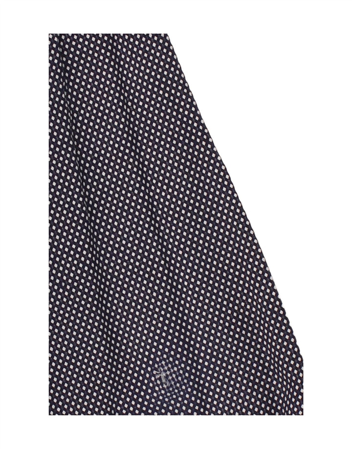 MASSIMO DUTTI Mens Shirt XL Navy Blue Spotted