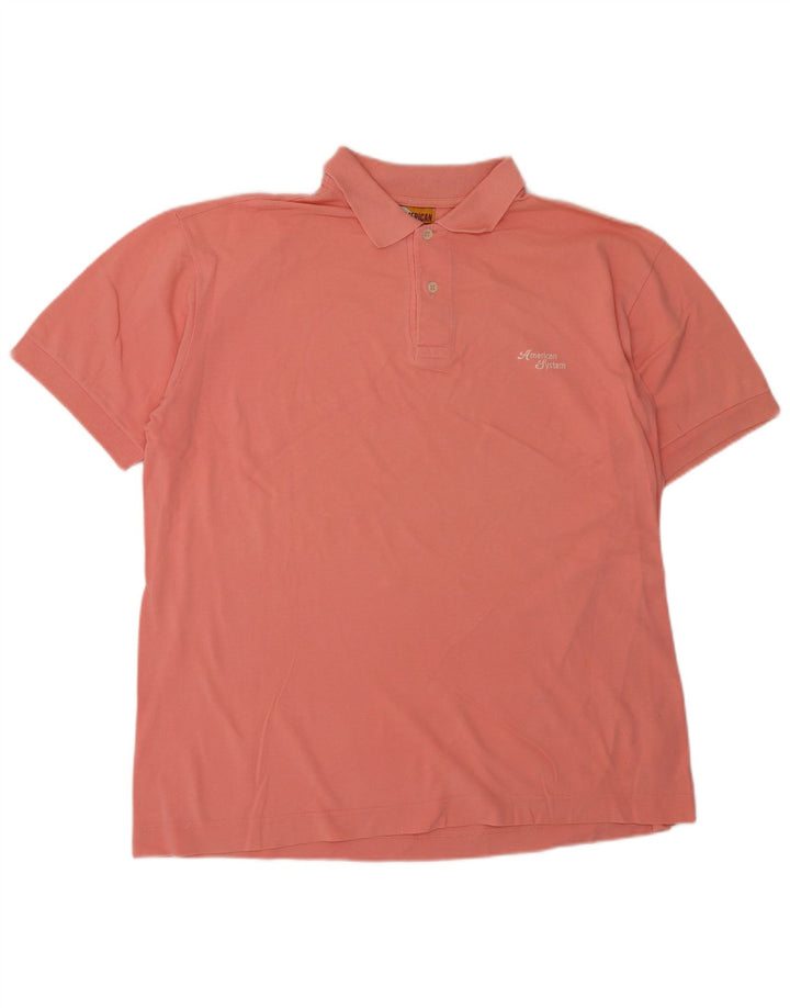 Męska koszulka polo AMERICAN SYSTEM, duża, różowa