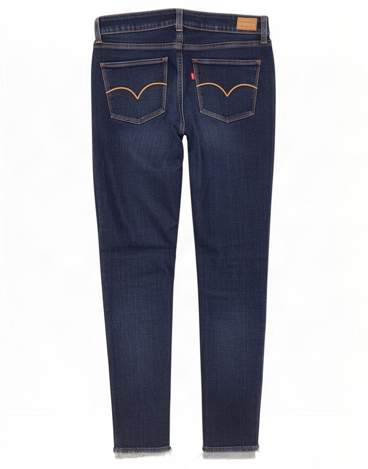 Damskie legginsy Levi's Cropped Jeans W29 L26 Niebieska bawełna