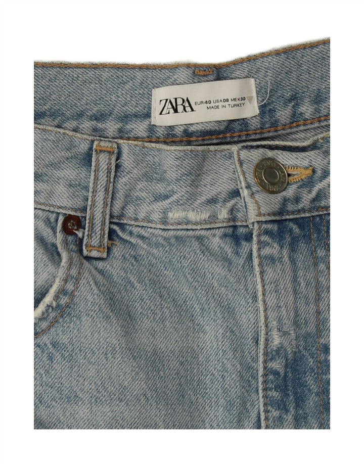 ZARA Womens Distressed Bootcut Jeans EU 40 Medium W30 L34 Blue Vintage Zara and Second-Hand Zara from Messina Hembry 