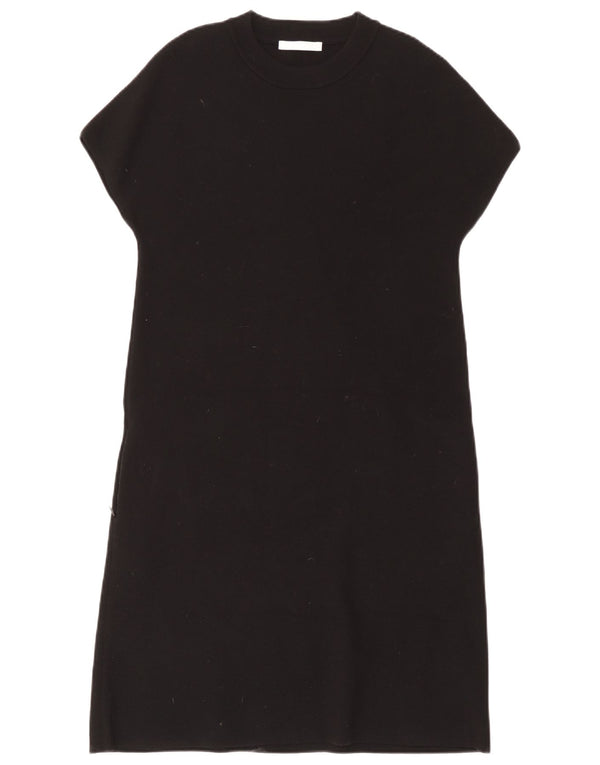Damska sukienka typu shift Hugo Boss UK 6 XS, czarna bawełna