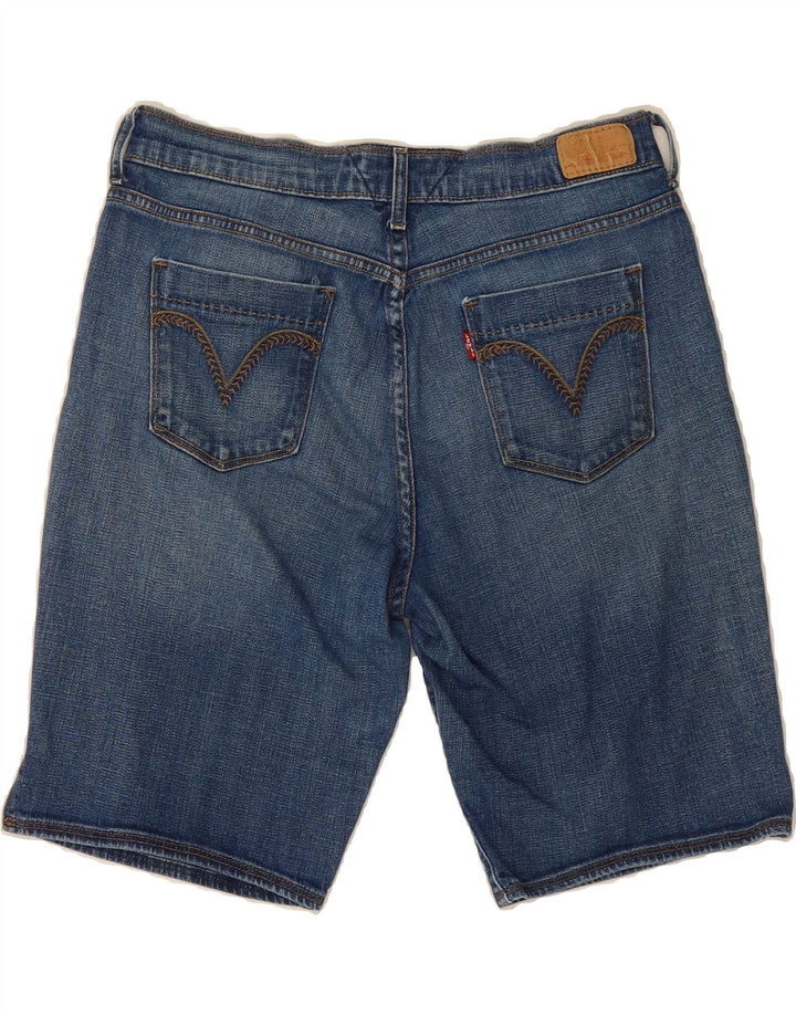 LEVI'S Womens Denim Shorts US 8 Medium W32 Navy Blue Cotton Vintage Levi's and Second-Hand Levi's from Messina Hembry 