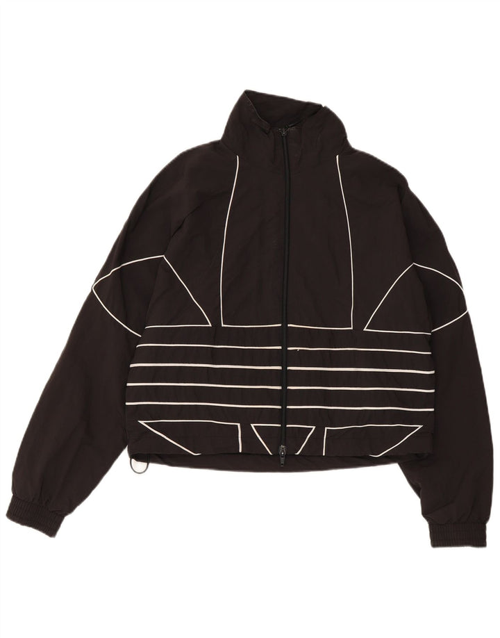 Damska kurtka dresowa Adidas Graphic UK 8 Small Black Poliamid