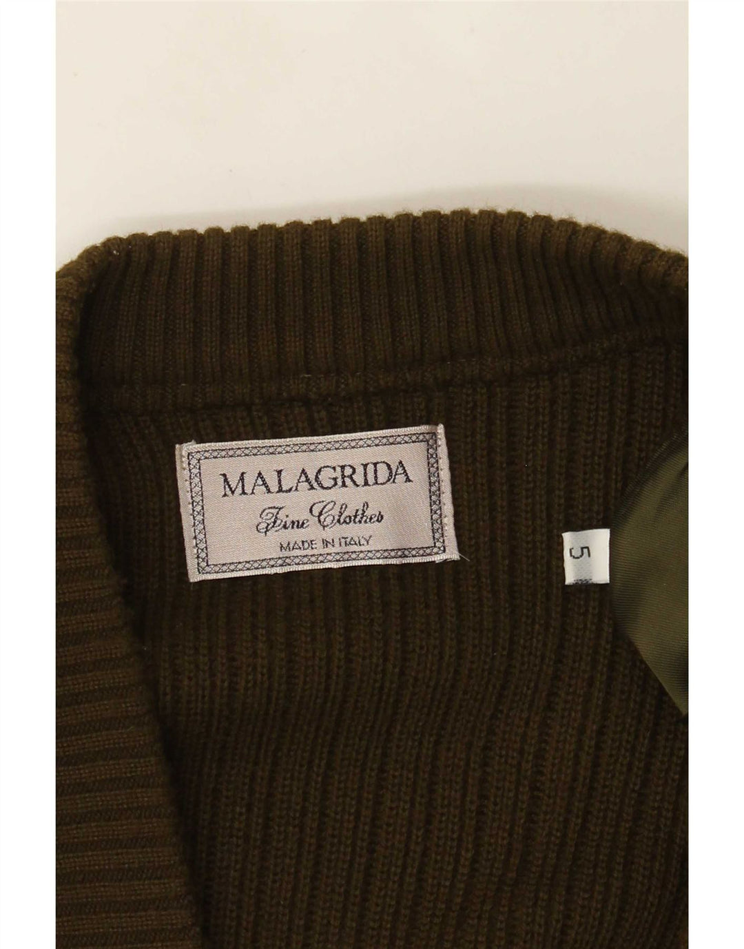 Męski zamszowy sweter Malagrida XL, zielony