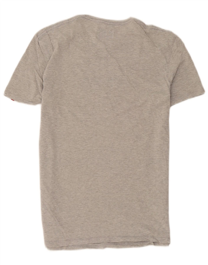 Męska koszulka Levi's Top, mała, szara, nakrapiana bawełna