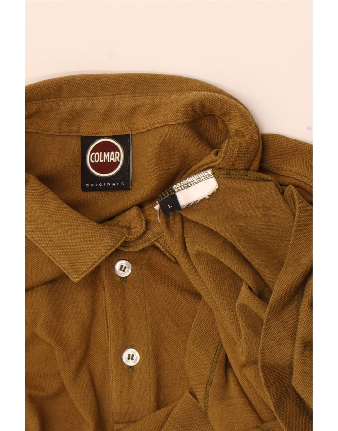 Męska koszulka polo Colmar, duża, khaki