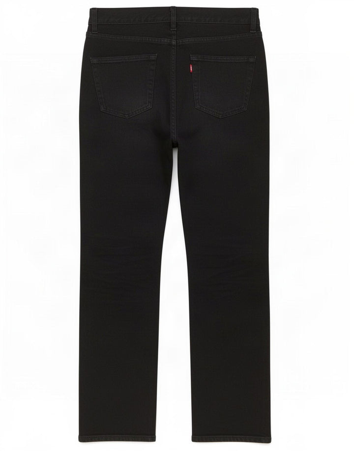 Damskie proste dżinsy Levi's W33 L34 Czarna bawełna