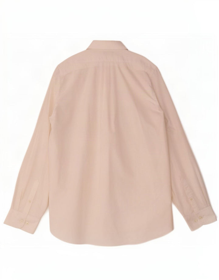 Koszula męska Chaps o klasycznym kroju, rozmiar 17 1/2 XL, biała bawełna