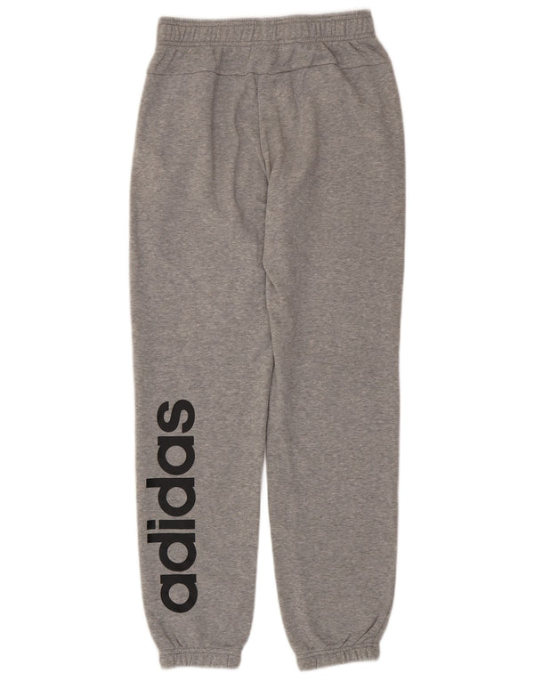Adidas Dziewczęce Graficzne Spodnie Dresowe Joggery 13-14 Lat Szare Nakrapiane