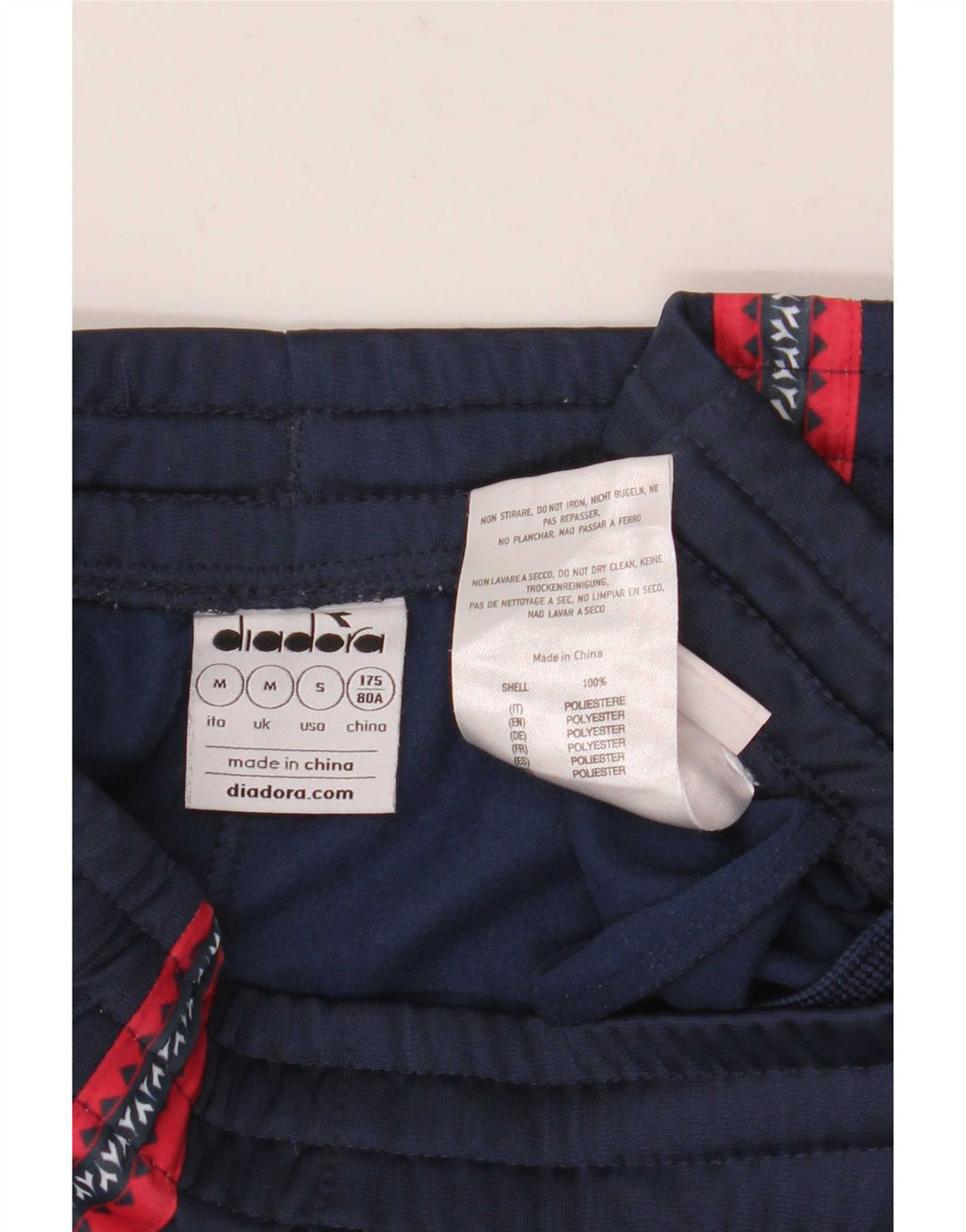Męskie spodnie dresowe Diadora Joggers, średni granat, blok kolorów