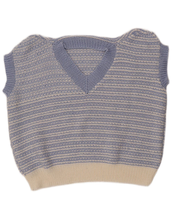 Tank top damski VINTAGE UK 18 XL w niebieskie paski