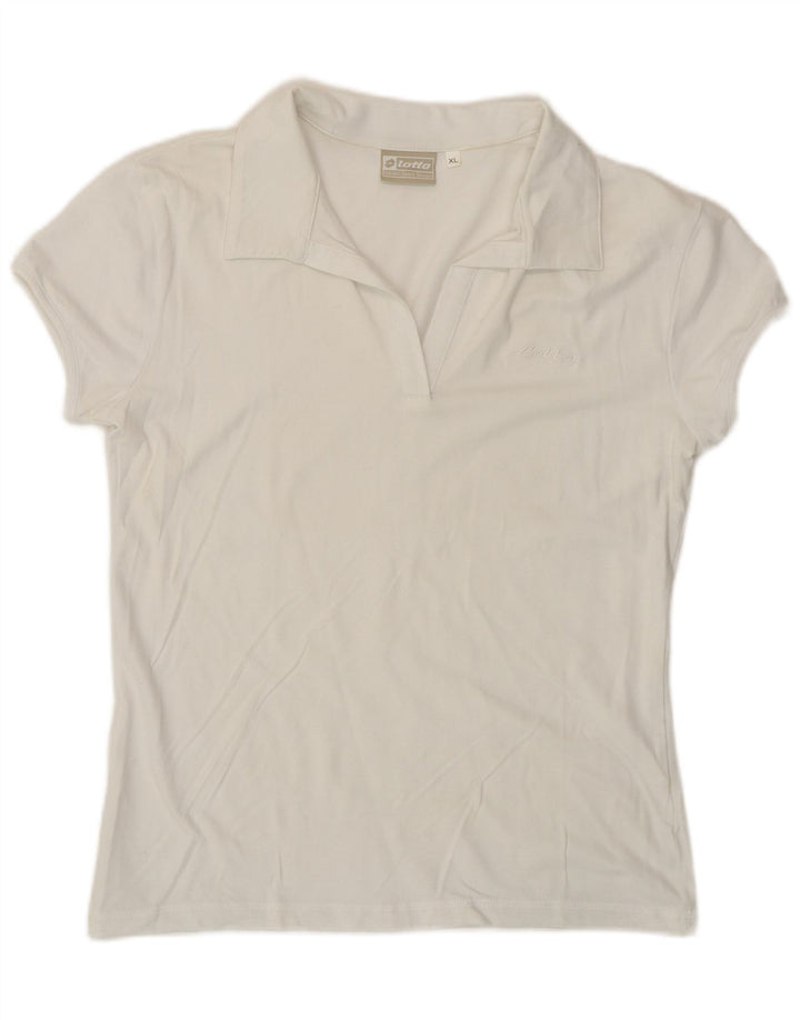 Damska koszulka polo Kappa UK 18 XL biała