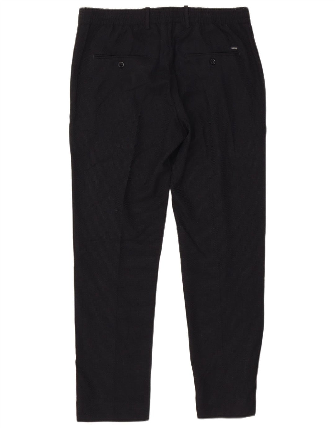 Męskie spodnie typu slim casual SCOTCH & SODA W31 L29 Czarny poliester