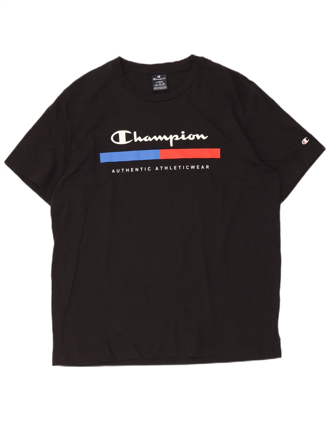 Męski T-shirt Champion z grafiką, duży, czarny