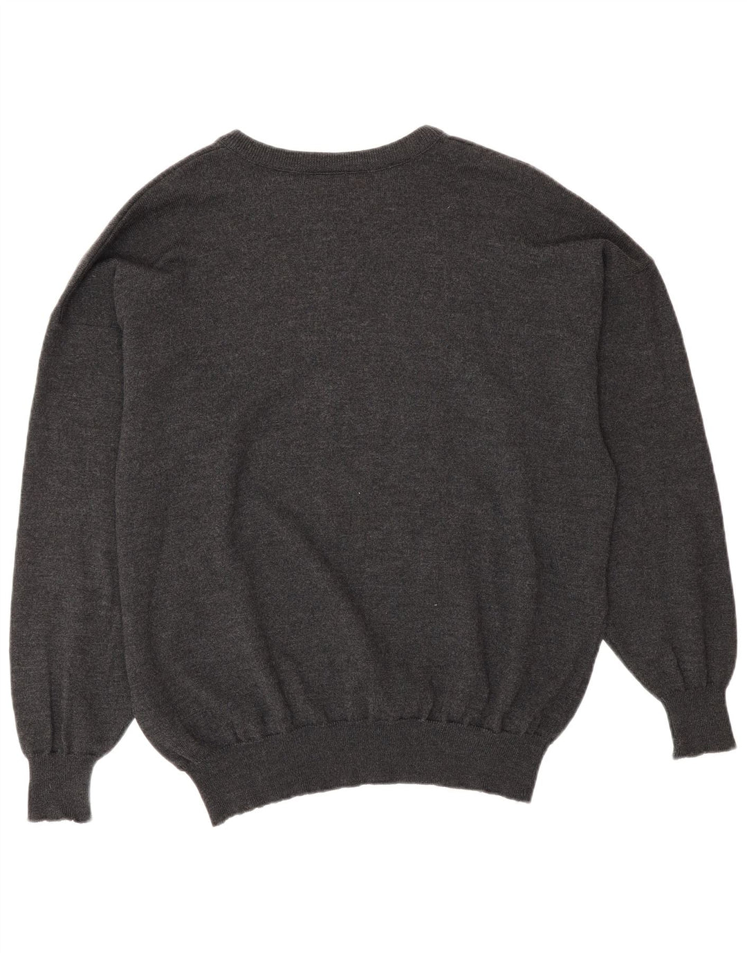 Męski sweter Lacoste z okrągłym dekoltem, rozmiar 8 3XL, szara wełna