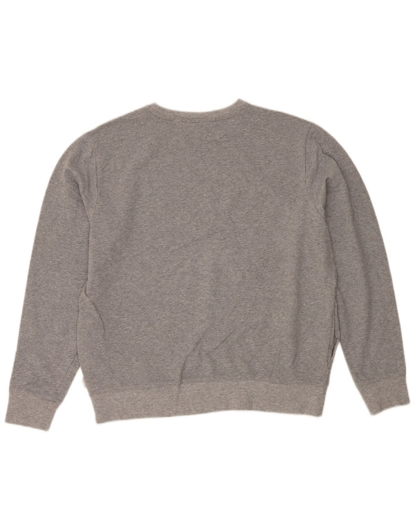Bluza damska Fila Sweter UK 16, duża, szara, nakrapiana bawełna