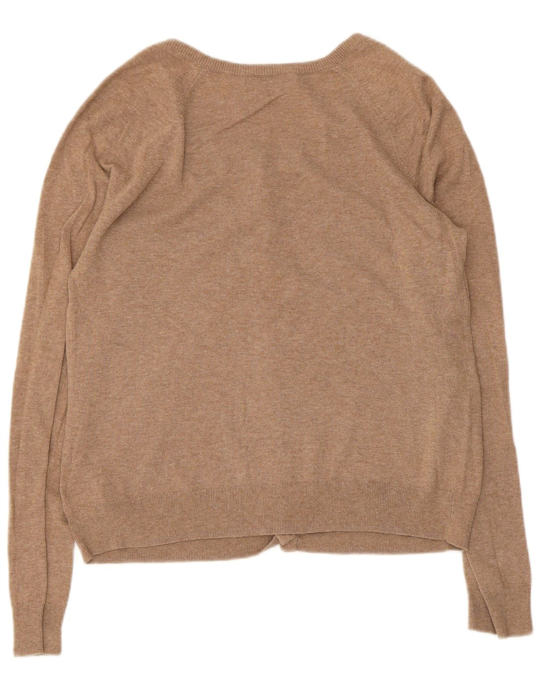 Sweter damski Gap Cardigan UK 12 Średni brązowy bawełniany