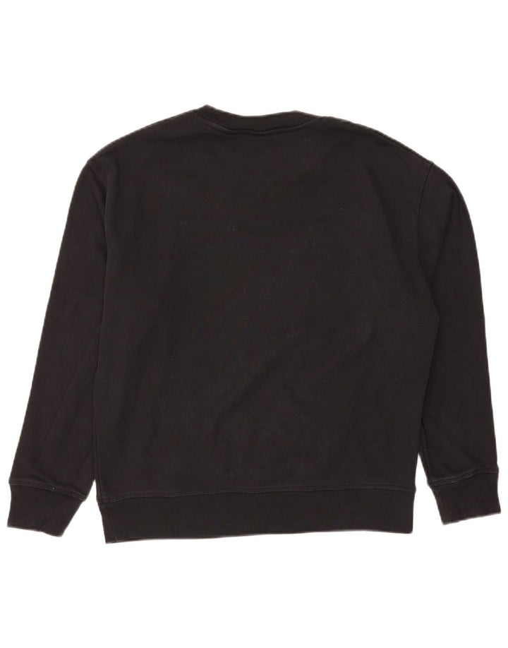 Damska bluza LEVI'S UK 14, średnia czarna bawełna