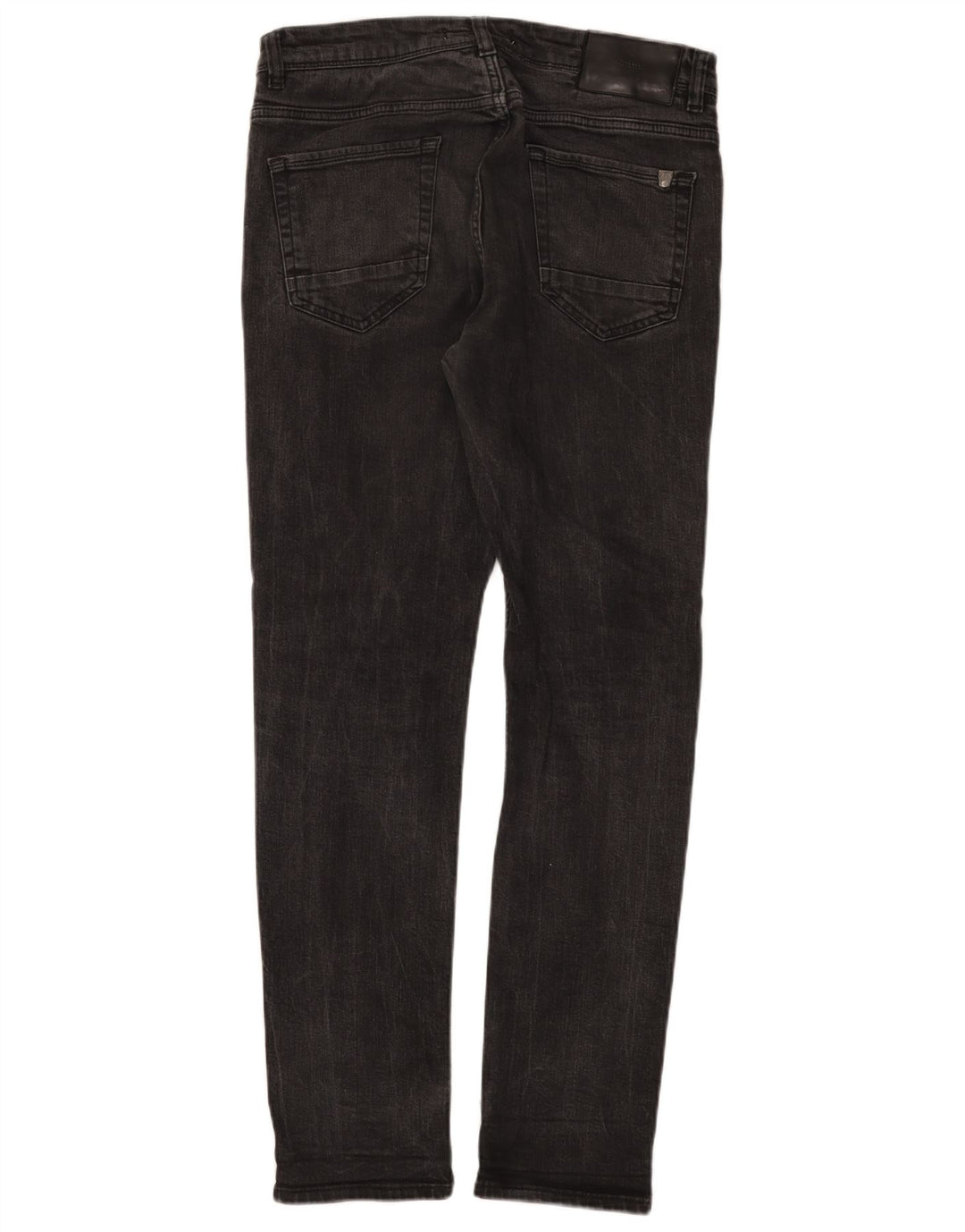 Męskie jeansy slim fit Zara EU 42 Large W32 L31 Czarna bawełna