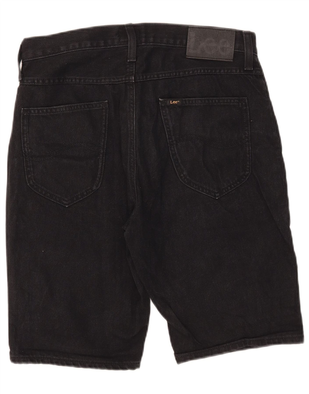 Męskie spodenki jeansowe Lee W30, średnia czarna bawełna