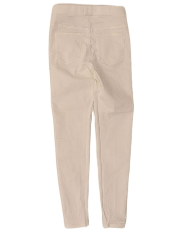 Marks & Spencer Damskie spodnie typu Jegging UK 8 Small W24 L26 Białe