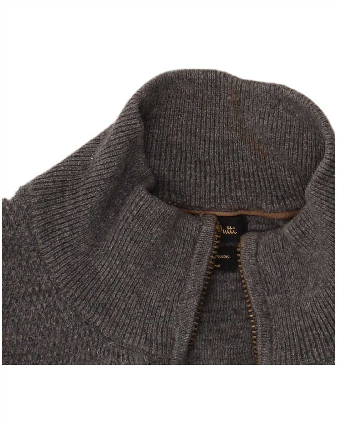 Męski sweter rozpinany Massimo Dutti z pełnym zamkiem XL, szary