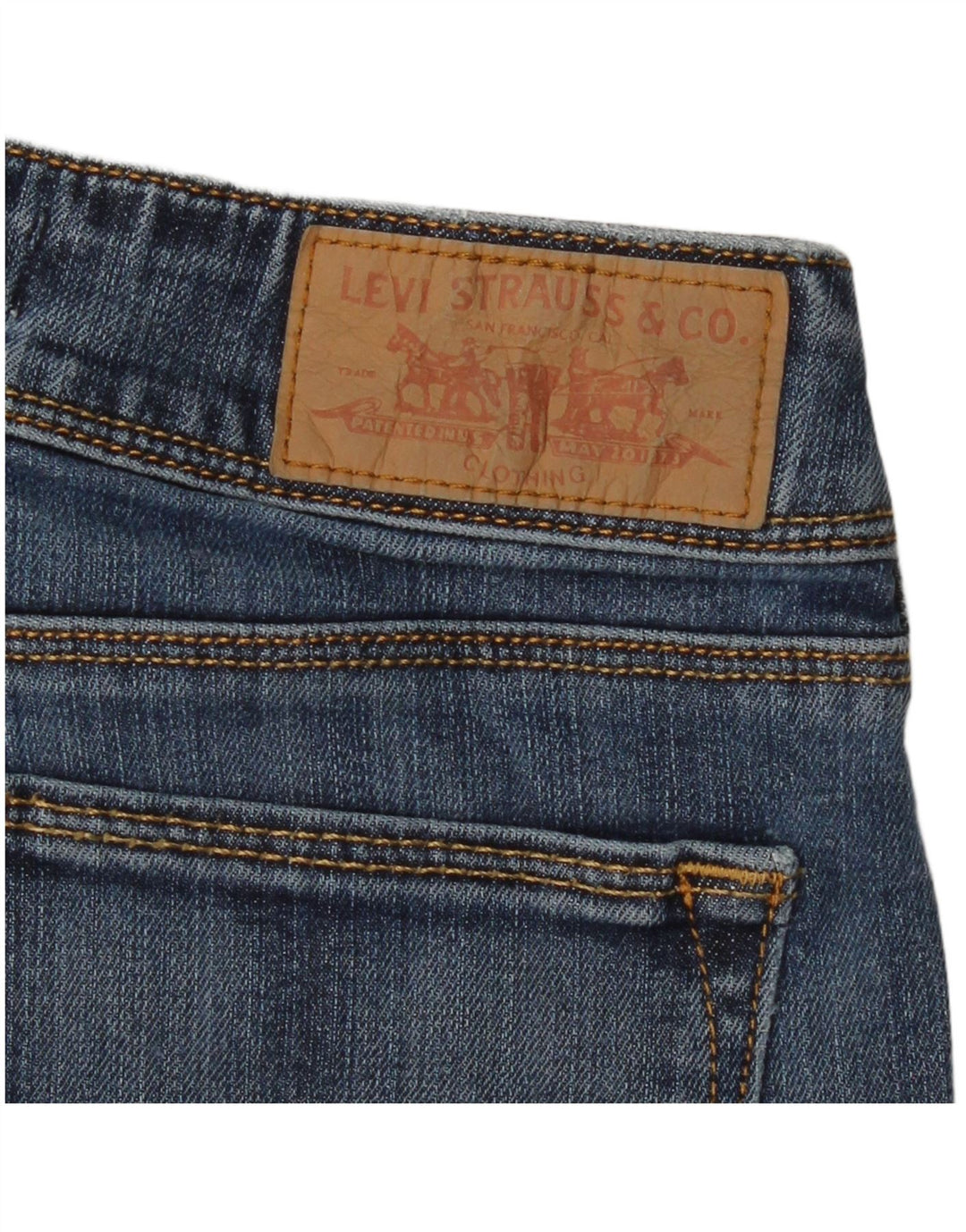Damskie jeansy Levi's 571 Slim W26 L29 Niebieskie