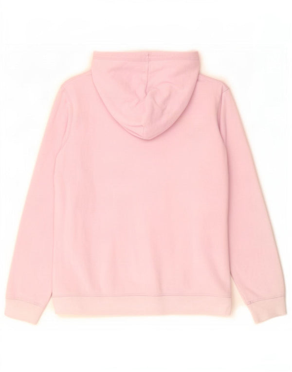 Damski sweter z kapturem Roxy z grafiką UK 16, duży, różowy, bawełniany