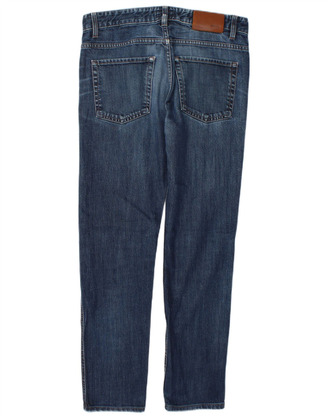 Męskie jeansy Slim Hugo Boss W30 L28 Niebieskie bawełniane