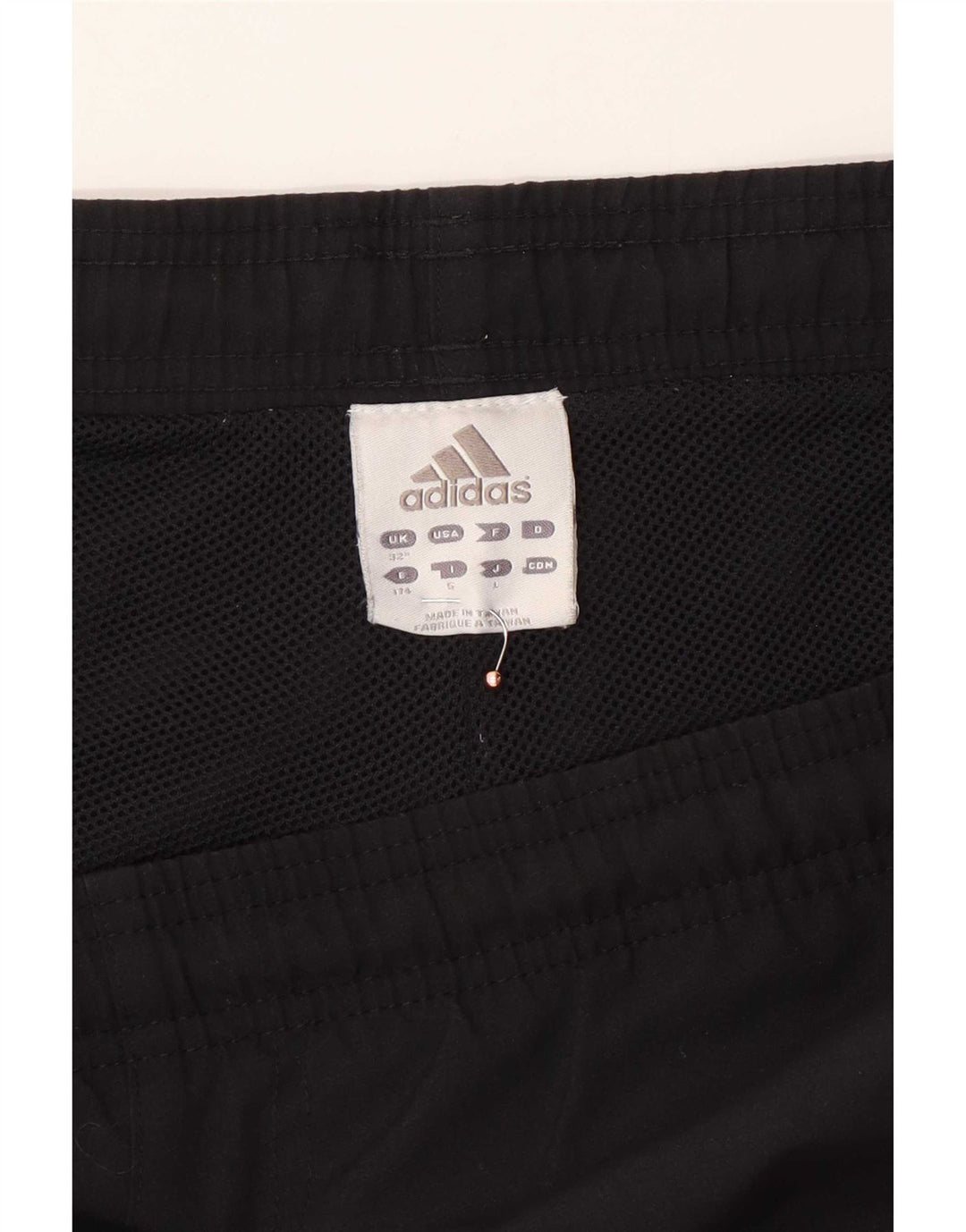 Męskie spodnie dresowe Adidas, średni czarny poliester