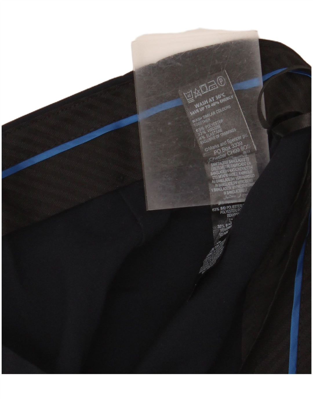 Spodnie damskie MARKS & SPENCER UK 10 Small W30 L30 Granatowe