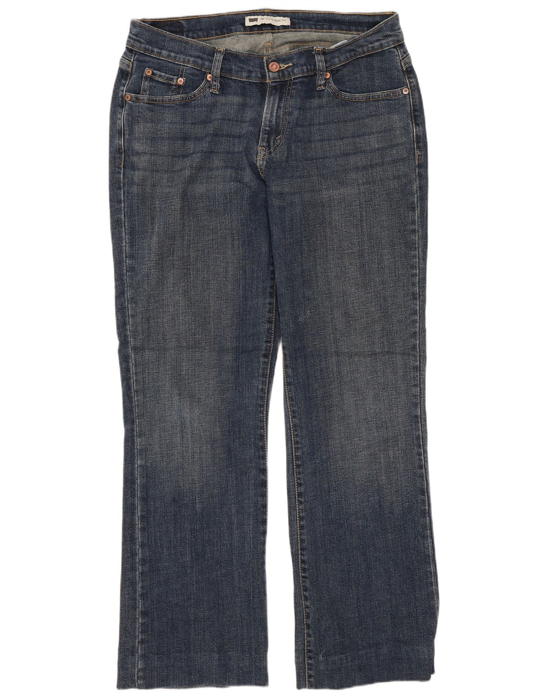 Dżinsy damskie LEVI'S 529 Curvy Bootcut US 12 Large W31 L29 Niebieskie bawełniane