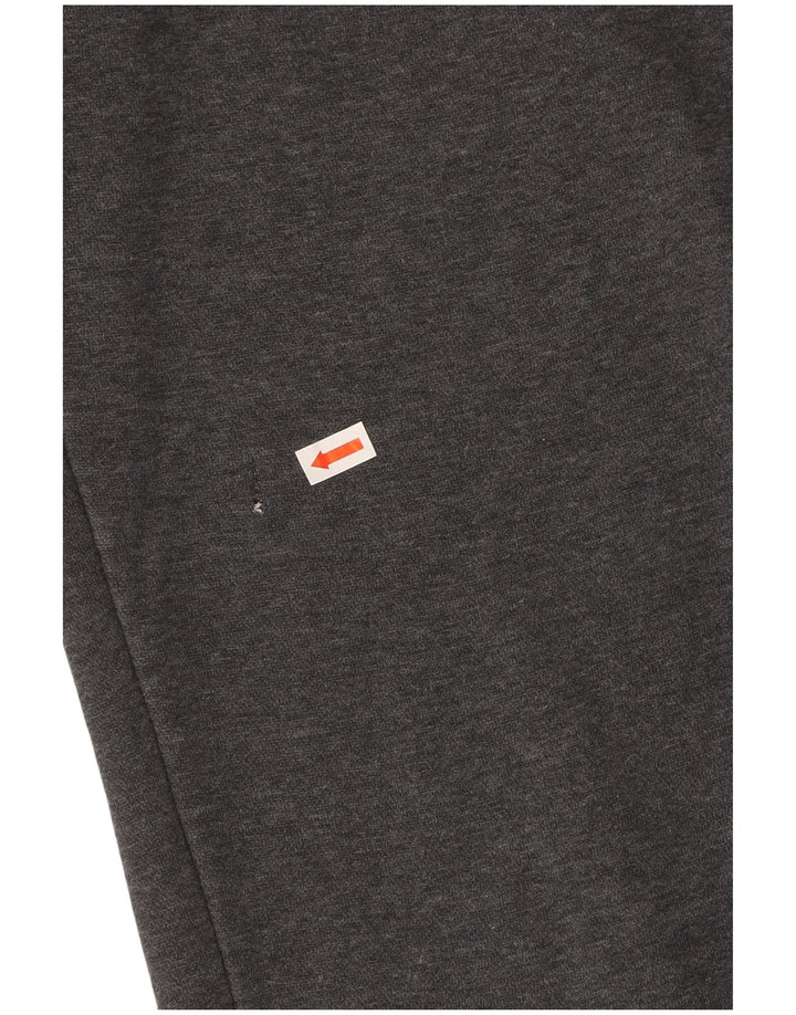 Damskie spodnie dresowe ADIDAS z grafiką Joggers UK 4/6 XS Szara bawełna