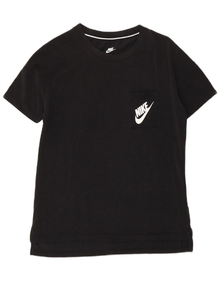 Męski T-shirt Nike, mały, czarny, modal