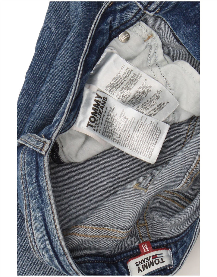 Damskie proste dżinsy TOMMY HILFIGER W27 L27 Niebieska bawełna